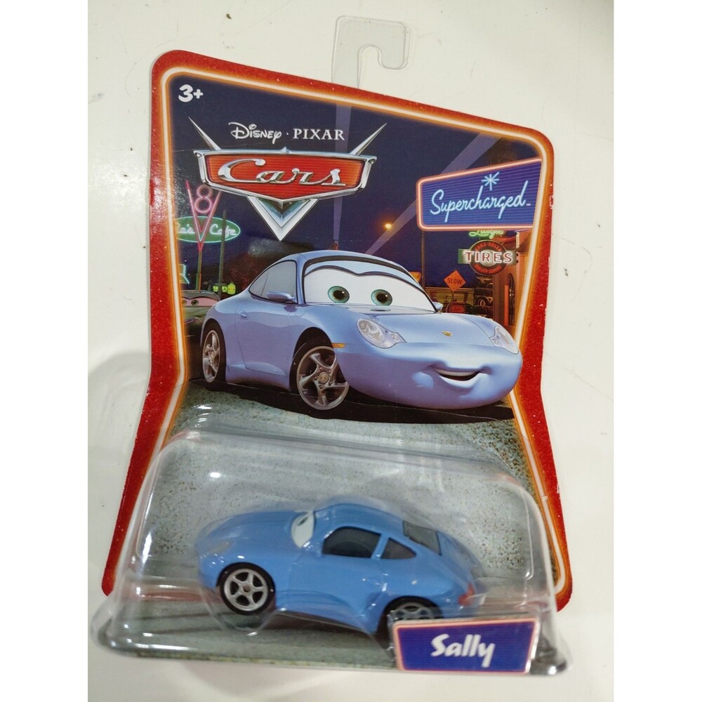 NIP Mattel 1:55 DieCast Disney Pixar Cars Supercharged Sally Porsche 911 Carrera